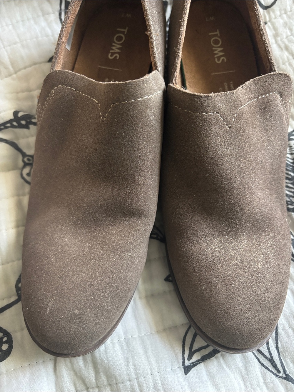 TOMS Tan ankle booties size 7 - Picture 6 of 9
